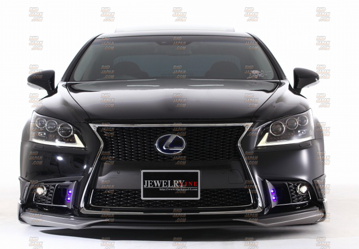 Black Pearl Jewelry Line Neo Series Front Half Spoiler - Lexus LS460 USF40 USF45 LS600h UVF45 Kouki Model / After Minor Change 